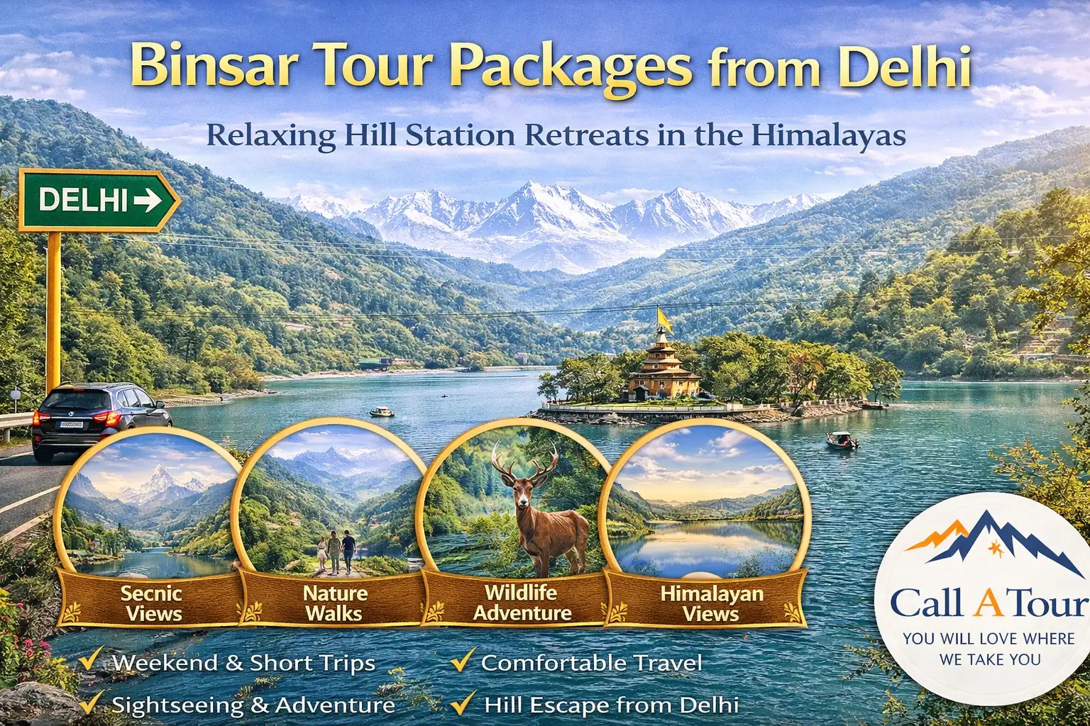 Binsar Tour Packages From Delhi