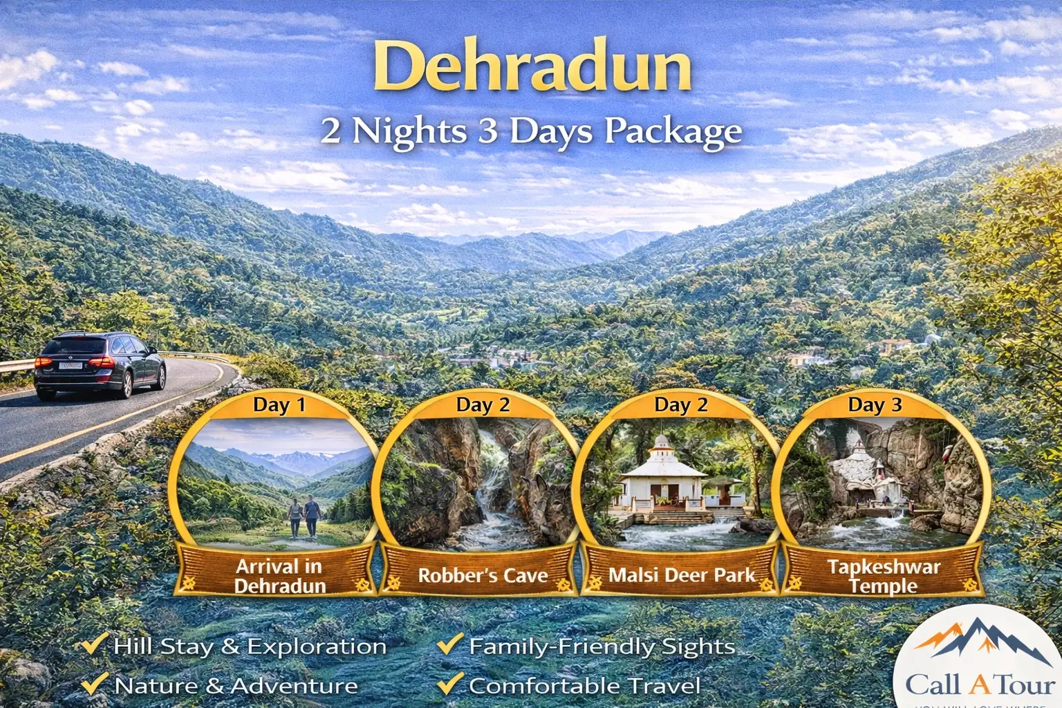 Dehradun 2 Nights 3Days Package