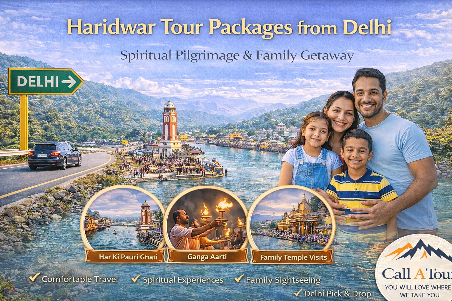 Haridwar tour packages From delhi