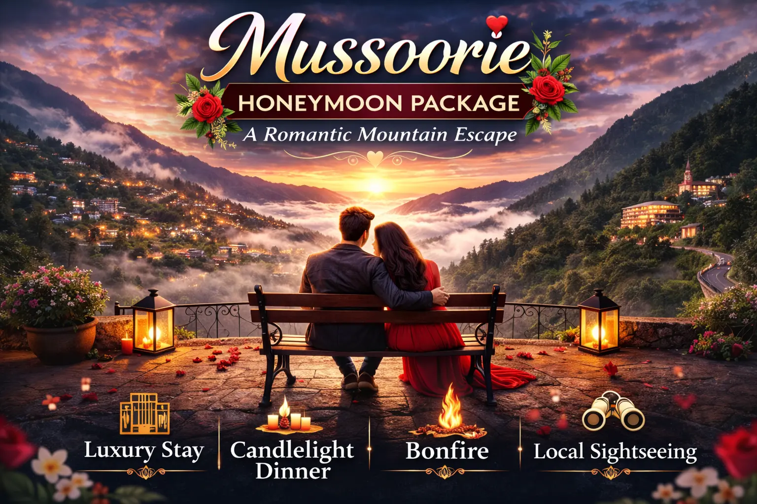 Mussoorie Honeymoon Package