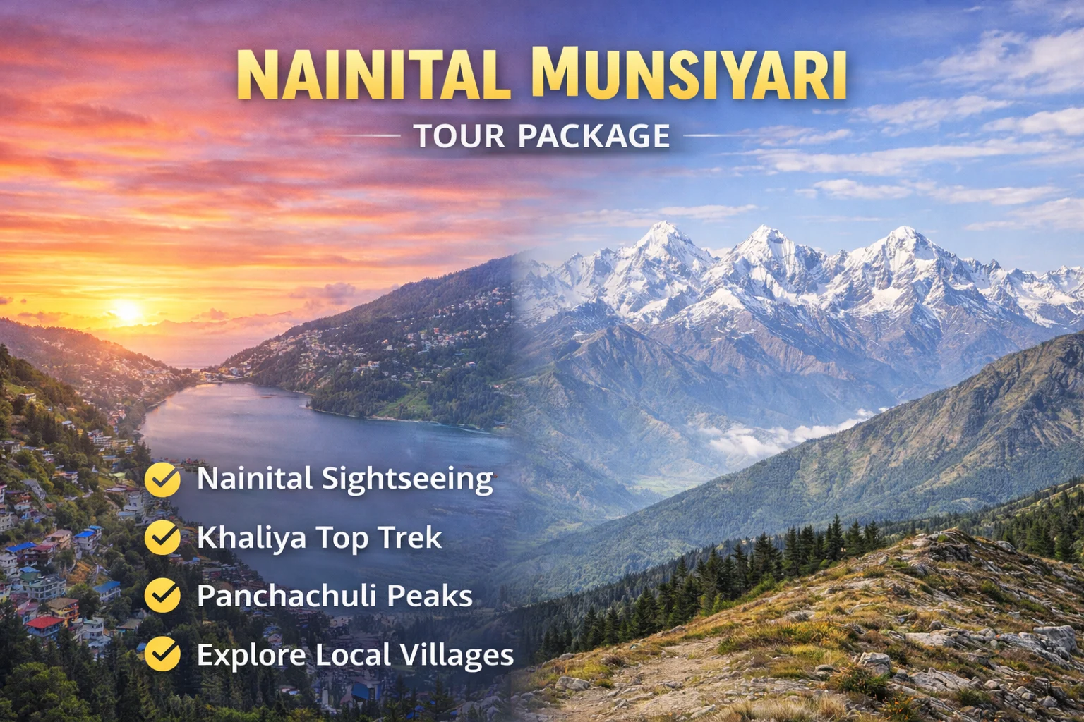 Nainital Munsiyari Tour Package