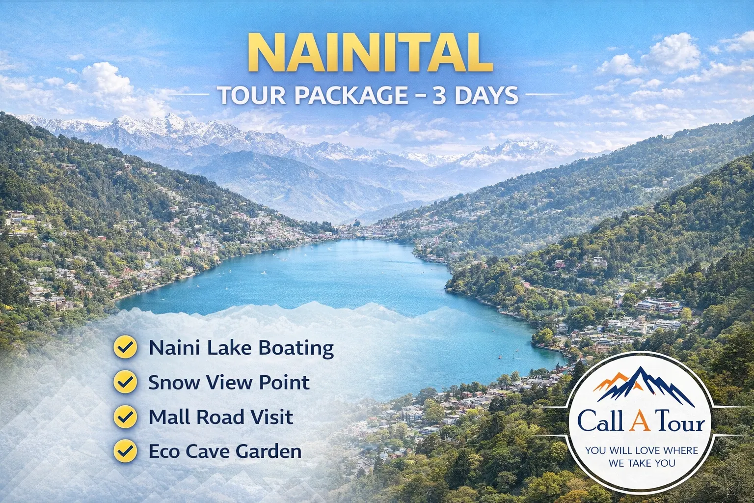 Nainital Tour Package For 3 Days