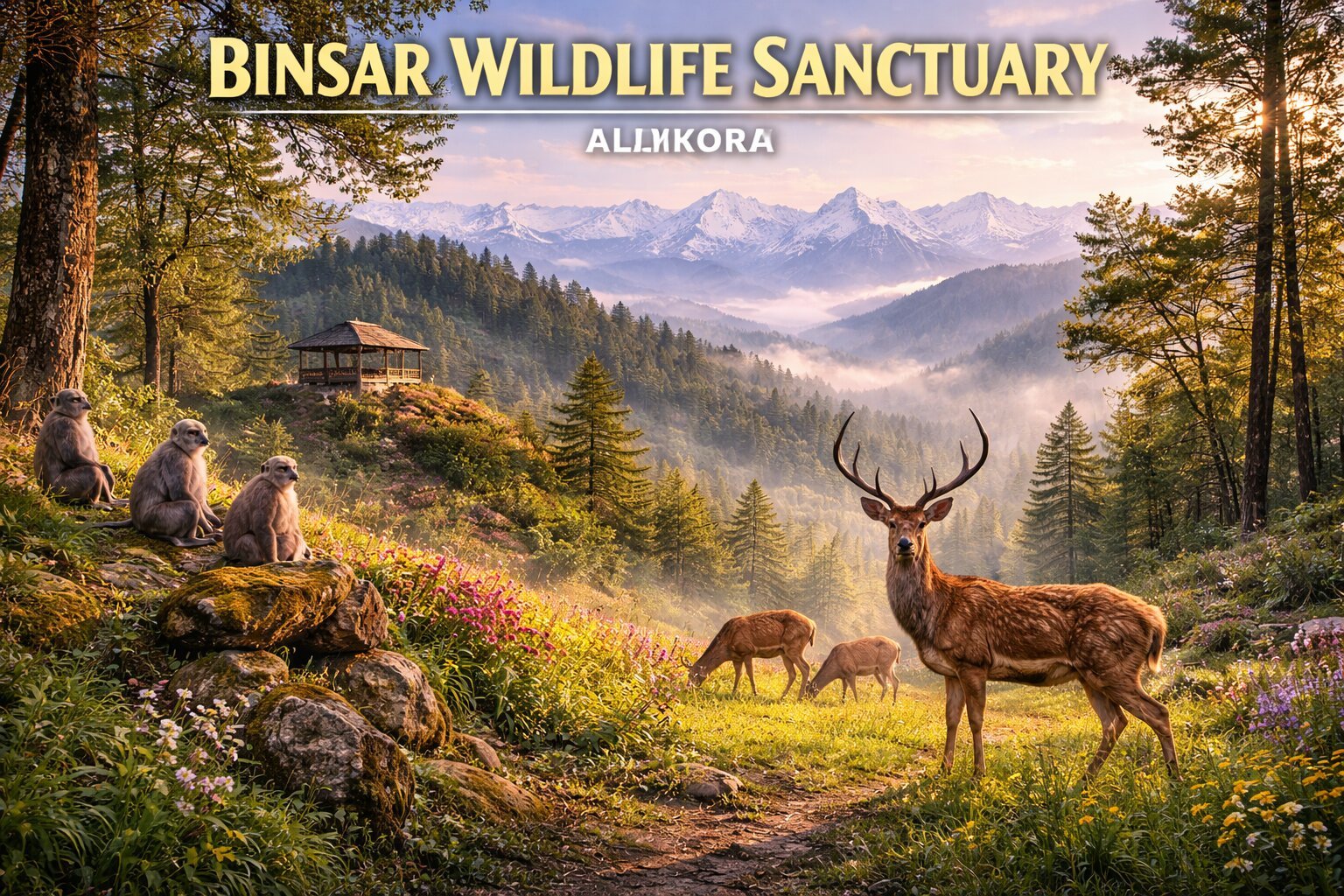 Binsar Wildlife Sanctuary Almora Uttarakhand