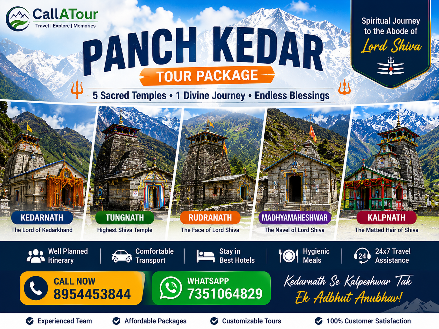 Panch Kedar Tour Package