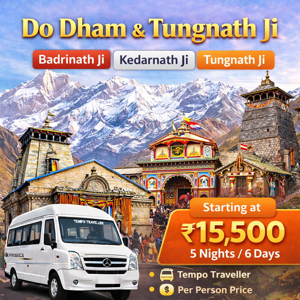 Do Dham Yatra with Tungnath Package